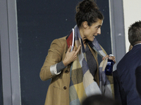 Montse Tome, the Spanish national football team coach, attends the LIGA F match between Real Madrid and Atletico de Madrid at Alfredo Di Ste...