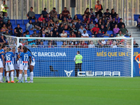 RCD Espanyol celebrates a goal during the match between FC Barcelona Women and RCD Espanyol Women, corresponding to week 6 of Liga F, at the...