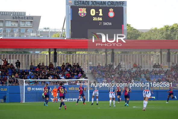 The match between FC Barcelona Women and RCD Espanyol Women corresponds to week 6 of the Liga F and takes place at the Johan Cruyff Stadium...