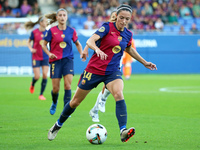 Aitana Bonmati plays during the match between FC Barcelona Women and RCD Espanyol Women, corresponding to week 6 of the Liga F, at the Johan...