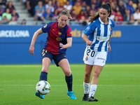 Keira Walsh and Julia Guerra play during the match between FC Barcelona Women and RCD Espanyol Women, corresponding to week 6 of the Liga F,...