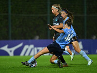 Zsanett Kajan of S.S. Lazio and Tecla Pettenuzzo of Napoli Femminile are in action during the 6th day of the Serie A Femminile eBay Champion...