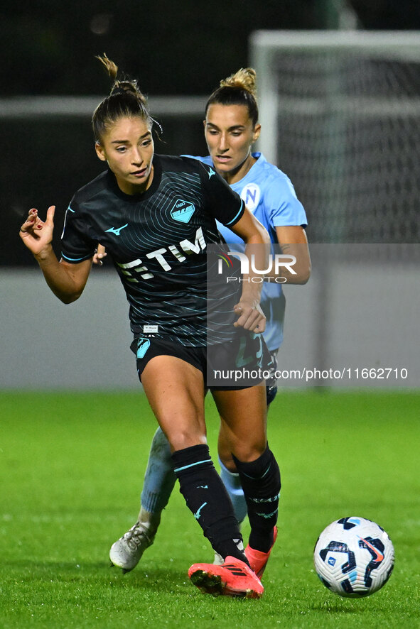 Eleonora Goldoni of S.S. Lazio is in action during the 6th day of the Serie A Femminile eBay Championship between S.S. Lazio and Napoli Femm...