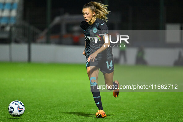 Martina Zanoli of S.S. Lazio is in action during the 6th day of the Serie A Femminile eBay Championship between S.S. Lazio and Napoli Femmin...