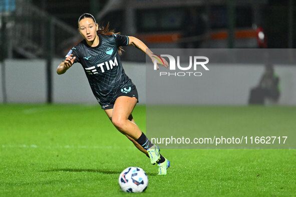 Giuseppina Moraca of S.S. Lazio is in action during the 6th day of the Serie A Femminile eBay Championship between S.S. Lazio and Napoli Fem...