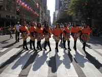 A general view of the Hispanic Heritage Parade takes place on Fifth Avenue in Manhattan, New York, United States, on October 13, 2024. Hispa...