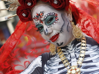 A general view of the Hispanic Heritage Parade takes place on Fifth Avenue in Manhattan, New York, United States, on October 13, 2024. Hispa...