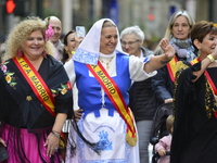 A general view of the 60th edition of the Hispanic Heritage Parade takes place on Fifth Avenue in Manhattan, New York, United States, on Oct...