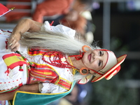 A general view of the 60th edition of the Hispanic Heritage Parade takes place on Fifth Avenue in Manhattan, New York, United States, on Oct...