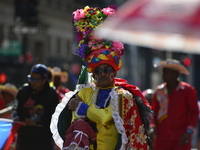 A general view of the 60th edition of the Hispanic Heritage Parade takes place on Fifth Avenue in Manhattan, New York, United States, on Oct...