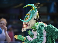 A general view of the 60th edition of the Hispanic Heritage Parade takes place on Fifth Avenue in Manhattan, New York, United States, on Oct...