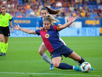 Alexia Putellas and Amaia Martinez play during the match between FC Barcelona Women and RCD Espanyol Women, corresponding to week 6 of the L...