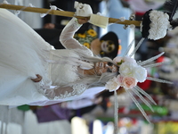 A general view of the 60th edition of the Hispanic Heritage Parade takes place on Fifth Avenue in Manhattan, New York, United States, on Oct...