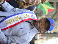 New York City Mayor Eric Adams participates in the 60th annual Hispanic Heritage Parade on Fifth Avenue in Manhattan, New York City, United...