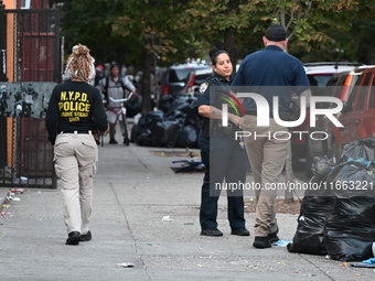 Two men die in a double stabbing in Bronx, New York, on October 13, 2024. On Sunday morning at approximately 4:51 a.m., officers respond to...