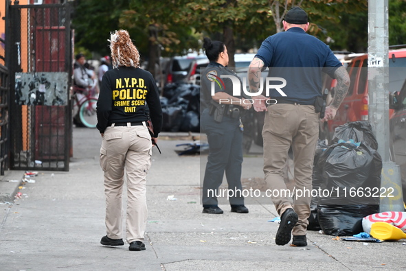 Two men die in a double stabbing in Bronx, New York, on October 13, 2024. On Sunday morning at approximately 4:51 a.m., officers respond to...