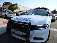 FILE PHOTO: New York City Police Department vehicles are seen in Brooklyn, New York, United States, on October 13, 2024. (