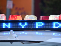 FILE PHOTO: New York City Police Department vehicles are seen in Brooklyn, New York, United States, on October 13, 2024. (