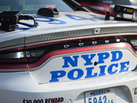 FILE PHOTO: New York City Police Department vehicles are seen in Brooklyn, New York, United States, on October 13, 2024. (