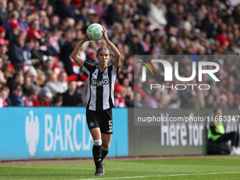 Olivia Watt of Newcastle participates in the FA Women's Championship match between Sunderland and Newcastle United at the Stadium Of Light i...