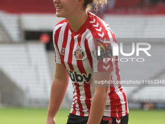 Mary McAteer of Sunderland participates in the FA Women's Championship match between Sunderland and Newcastle United at the Stadium Of Light...