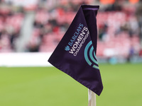 A general view of the corner flag during the FA Women's Championship match between Sunderland and Newcastle United at the Stadium Of Light i...