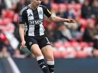 Rachel Furniss of Newcastle plays during the FA Women's Championship match between Sunderland and Newcastle United at the Stadium Of Light i...