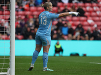 Claudia Moan of Newcastle plays during the FA Women's Championship match between Sunderland and Newcastle United at the Stadium Of Light in...