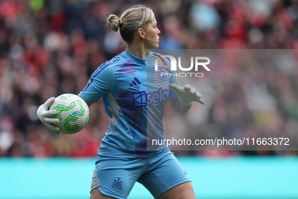 Claudia Moan of Newcastle plays during the FA Women's Championship match between Sunderland and Newcastle United at the Stadium Of Light in...