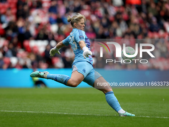 Claudia Moan of Newcastle plays during the FA Women's Championship match between Sunderland and Newcastle United at the Stadium Of Light in...