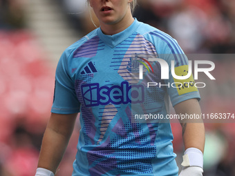 Claudia Moan of Newcastle plays during the FA Women's Championship match between Sunderland and Newcastle United at the Stadium Of Light in...