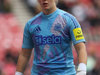 Claudia Moan of Newcastle plays during the FA Women's Championship match between Sunderland and Newcastle United at the Stadium Of Light in...