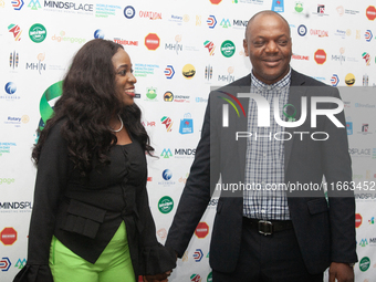 From left to right: Eniola Bello, founder of Mindsplace and convener of the World Mental Health Day Awakening Summit, and Dr. Taiwo Akinoso,...