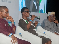 From left to right: Ina Aloywu, Group Director of Digital Transformation at ARM Holdings; Morenikeji Olaniyi-Agboola, Assistant Director of...