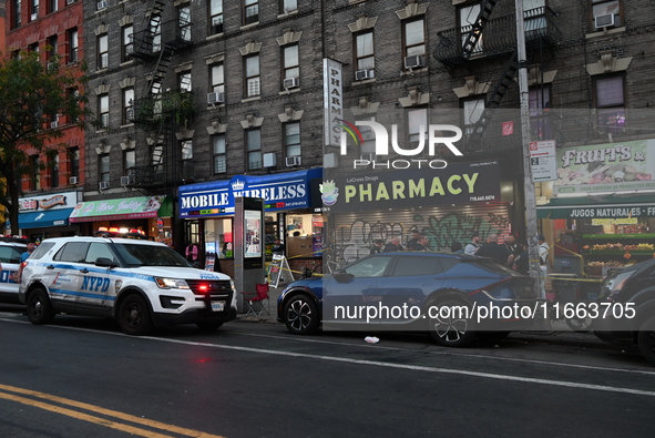 A man is in critical but stable condition after being shot in the head in the Mott Haven section of Bronx, New York, United States, on Octob...