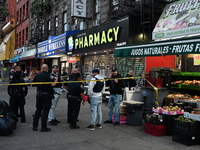 A man is in critical but stable condition after being shot in the head in the Mott Haven section of Bronx, New York, United States, on Octob...