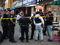 A man is in critical but stable condition after being shot in the head in the Mott Haven section of Bronx, New York, United States, on Octob...