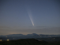 Comet C/2023 A3 Tsuchinshan-ATLAS, discovered in January 2023, approaches Earth and becomes a celestial event. Observations from the Castell...