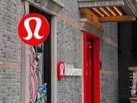 A lululemon store is in Shanghai, China, on October 14, 2024. (