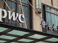 The office of PwC is in Shanghai, China, on October 14, 2024. (