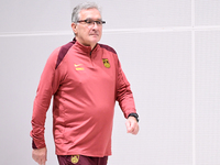 China's head coach Branko Ivankovic attends a pre-match press conference at Qingdao Youth Football Stadium in Qingdao, China, on October 14,...