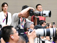 China's head coach Branko Ivankovic attends a pre-match press conference at Qingdao Youth Football Stadium in Qingdao, China, on October 14,...