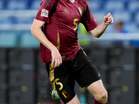 Maxim De Cuyper of Belgium during the UEFA Nations League 2024/25 League A Group A2 match between Italy and Belgium at Stadio Olimpico on Oc...