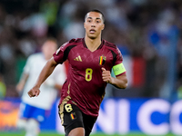 Youri Tielemans of Belgium during the UEFA Nations League 2024/25 League A Group A2 match between Italy and Belgium at Stadio Olimpico on Oc...