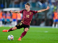 Leonardo Trossard of Belgium during the UEFA Nations League 2024/25 League A Group A2 match between Italy and Belgium at Stadio Olimpico on...