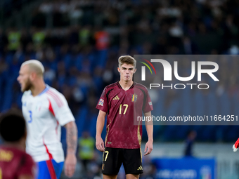 Charles De Ketelaere of Belgium looks on during the UEFA Nations League 2024/25 League A Group A2 match between Italy and Belgium at Stadio...