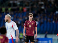 Charles De Ketelaere of Belgium looks on during the UEFA Nations League 2024/25 League A Group A2 match between Italy and Belgium at Stadio...