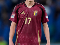 Charles De Ketelaere of Belgium looks on during the UEFA Nations League 2024/25 League A Group A2 match between Italy and Belgium at Stadio...