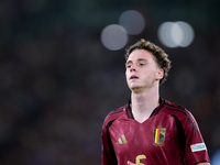 Maxim De Cuyper of Belgium looks on during the UEFA Nations League 2024/25 League A Group A2 match between Italy and Belgium at Stadio Olimp...