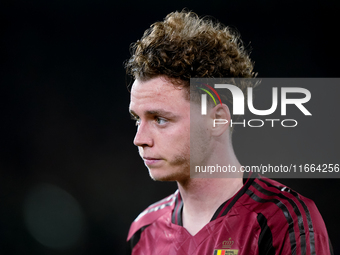 Maxim De Cuyper of Belgium looks on during the UEFA Nations League 2024/25 League A Group A2 match between Italy and Belgium at Stadio Olimp...